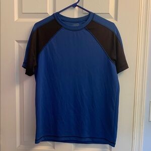 Men's Hang Ten Medium Blue and Black Swim Shirt
